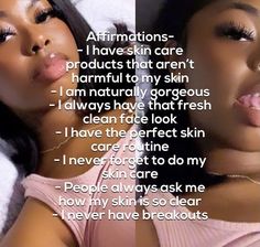 Clear Skin Affirmations Positive, Affirmation For Clear And Beautiful Skin, Manifestations For Clear Skin, Clear Glowing Skin Affirmation, Beauty Subliminal Affirmations, Mental Healing, Confidence Boosters, Divine Feminine Spirituality, Self Concept