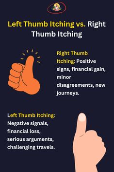 Spiritual Meaning of Left Thumb Itching vs. Right Thumb Psychological Facts Interesting, Cultural Beliefs, Luke 1, Lack Of Confidence, Make A Person, Spiritual Development