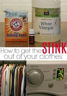 how to get the stink out of your clothes with baking soda and laundry detergent