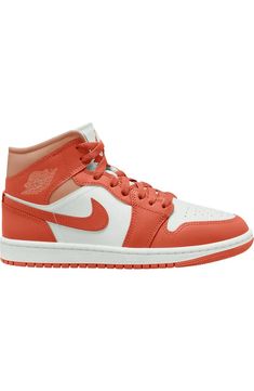 Jordan Air Jordan 1 Mid Sneaker (Women) | Nordstrom Jordan Air, Auburn Tigers, Air Jordan 1 Mid, Jordan 1 Mid, Anniversary Sale, Air Jordan 1, The Court, Auburn, Jordan 1