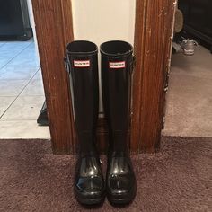 I Will Also Include The Women’s Boot Sock In The Color Of Black And White With A Knit Material. Fitted Waterproof Black Boots, Black Ankle-high Rain Boots For Winter, Black Knee-high Rain Boots For Winter, Casual Knee-high Rain Boots, Casual Black Rain Boots, Black Knee-high Rain Boots, Casual Black Ankle-high Rain Boots, White Snow Boots, Hunter Chelsea