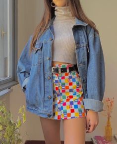 80s Fashion Skirts Outfit, Outfits From The 70s 1970s Street Styles, Late 1980s Fashion Women, 80s Skirts Outfit, Retro Outfits 80s Style Skirt, Outfit Ideas 80s Style Summer, Retro Skirt Outfits Vintage Fashion, Bright Style Outfits, 80 Fashion Women Vintage 1980s Style