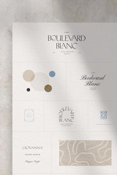 an image of some type of brochure with different logos and colors on it