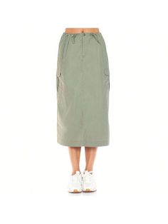 Multicolor Casual Collar   Liso Recta Embellished Trendy Drawstring Skirt For Spring, Casual Drawstring Cargo Skirt For Summer, Casual Summer Cargo Skirt With Drawstring, Casual Cargo Skirt With Drawstring For Summer, Spring Stretch Cargo Skirt With Pockets, Stretch Cotton Cargo Skirt For Summer, Stretch Cotton Cargo Skirt With Pockets, Casual Cotton Midi Cargo Skirt, Versatile Cotton Lined Skirt Bottoms