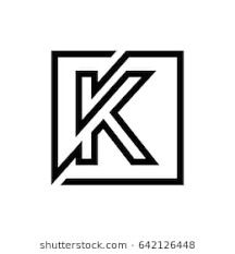 the letter k is made up of two intersecting lines