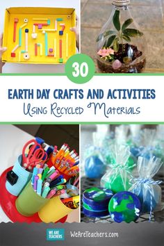 earth day crafts and activities using recycled materials