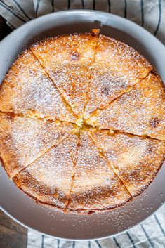 a cake that is sitting in a pan