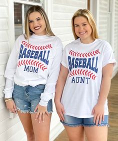 Our personalized graphic tees are so cute and make great personalized gifts! This Baseball Family Graphic Tee is perfect for cheering on your favorite player throughout the season! Choose what name you want on the shirt! Pairs perfectly with jeans or denim shorts and even our personalized leggings!

GILDAN
Short Sleeve - 6.0 oz. pre-shrunk 100% cotton
Long Sleeve - 6.0 oz. pre-shrunk 100% cotton
V-Neck - 4.5 oz. pre-shrunk 100% ring spun cotton
Tank Top - 5.3 oz. pre-shrunk 100% cotton
Sweatshir Family Graphic, Baseball Graphic Tees, Baseball Family, Mom Tees, Baseball Mom, Cotton Tank Top, Color Shorts, Super Easy, Denim Shorts