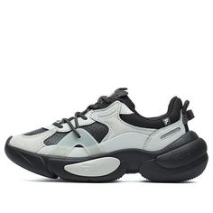 (WMNS) FILA Cloud 'Black Gray' F12W211110FBV (SNKR/Women's/Dad Shoes/Thick Sole) Black Chunky Sneakers For Light Sports, Black Cushioned Chunky Sneakers For Streetwear, Casual Black Slip-on Chunky Sneakers, Black Sporty Chunky Sneakers With Rubber Sole, Black Slip-on Chunky Sneakers For Streetwear, Black Breathable Low-top Chunky Sneakers, Black Low-top Breathable Chunky Sneakers, Sporty Black Chunky Sneakers For Light Sports, Black Breathable Chunky Sneakers