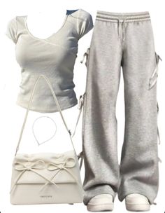 Cute Baggy Outfits, Normal Outfits, Baggy Clothing, Street Outfits, Baggy Sweatpants, Sweatpants Outfit, Trendy Outfits For Teens, Easy Trendy Outfits, Aesthetic Clothing