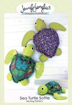 Sea Turtle Softie Free Form Crochet, Turtle Pattern, Beginner Sewing Projects Easy, Leftover Fabric, Fabric Baskets, Sea Turtles, Sewing Projects For Beginners, Love Sewing, Sewing Tips