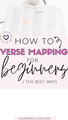 an open bible with the words how to reverse madding for beginners on it