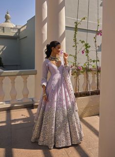 Abhinav Mishra Anarkali, Abhinav Mishra, Sangeet Outfit, Latest Bridal Lehenga, Wedding Lehenga Designs, Indian Bride Outfits, Indian Dresses Traditional, Traditional Indian Outfits