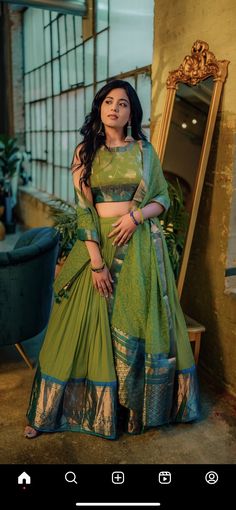 Lanhaga Designs, Lehenga Design From Silk Saree, Pattu Saree Lehanga Design, Lengha Design From Saree, Gowns Dresses Indian From Saree, Latest Simple Lehanga Design, Half Saree Different Styles, Saree Into Lehenga Designs, Lehnga Made From Saree