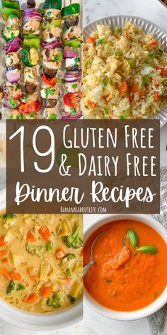 19 gluten free and dairy free dinner recipes