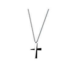 Showcase the strength of your faith with this stainless steel cross pendant necklace. Showcase the strength of your faith with this stainless steel cross pendant necklace.Click on this JEWELRY & WATCHES GUIDE to learn about fit, styles, materials and more! Pendant size: 38 mm x 26 mm Chain length: 24 in. Chain type: wheat Clasp: lobster claw Metal: stainless steel Finish: polished Packaging: boxed Please note, due to the high value of this item, a signature may be required upon delivery. Size: 24". Color: Silver Tone. Gender: male. Age Group: adult. Stainless Steel Cross Pendant Necklace For Faith, Minimalist Stainless Steel Cross Pendant Necklace, White Gold Stainless Steel Cross Pendant Necklace, Modern Stainless Steel Cross Necklace For Gift, Minimalist Stainless Steel Crucifix Jewelry, White Gold Stainless Steel Cross Necklace, Modern Stainless Steel Cross Pendant Necklace, Stainless Steel Cross Pendant, Steel Cross