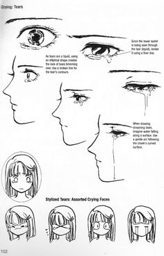 the instructions for how to draw anime eyes