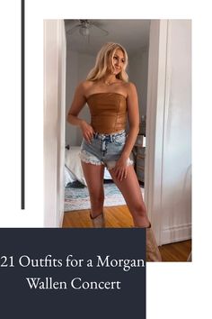 Looking for a simple, yet cute and aesthetic outfit for a Morgan Wallen concert? Click here for some stylish inspiration that will have you standing out in the crowd! Outfit Inspo Concert