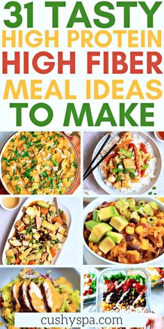 31 tasty high fiber meal ideas to make