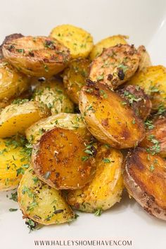 Crispy Roasted Potatoes With Garlic and Herbs Baby Potato Recipes, Roasted Baby Potatoes