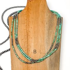 This strand of Navajo Turquoise Beads is genuine Native American Handmade artwork. It includes Navajo pearls and measures 23 inches SKU: #1103-2265 Turquoise Beaded Necklace, Navajo Pearls, Zuni Jewelry, Giddy Up Glamour, Southwest Jewelry, Turquoise Bead Necklaces, Navajo Turquoise, American Southwest, Handmade Artwork