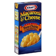 a box of macaroni and cheese