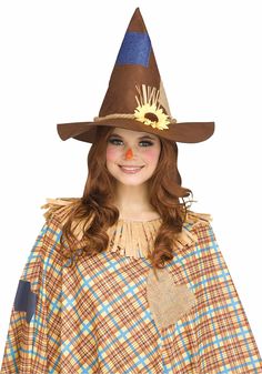 PRICES MAY VARY. Size: Standard Faux suede hat Burlap and fabric patches Rope and flower detail Add this hat to your scarecrow costume! This is a Sweet Scarecrow Hat. - Hat Scarecrow Hat For Kids Amd Adults Free Template, Scarecrow Hat For Kids Amd Adults Free Template Crochet, Cheap Short Brim Halloween Hats, Cheap Halloween Hat With Short Brim, Cheap Hats For Fall Festival, Womens Scarecrow Costume Wizard Of Oz, Felt Scarecrow Hat, Hat Scarecrow Wreath, Crazy Fall Hat