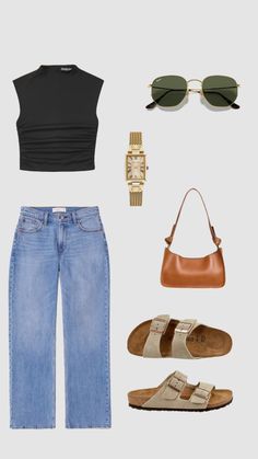 Running Errands Outfit Summer, Errands Outfit Summer, Running Errands Outfit, Errands Outfit, Cute Outfits With Jeans, Swaggy Outfits, Summer Fashion Outfits, Outfit Summer