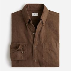 Med Tall Never Worn. Nwt Med Brown. Long Sleeves. Extra Button Sewn On Inside Tag. Chambray Shirt Men, Best Casual Shirts, Selvedge Denim Jeans, Slim Fit Dress Shirts, Twill Shirt, Selvedge Denim, Shirt Dress Casual, Men Fashion Casual Outfits, Chambray Shirt