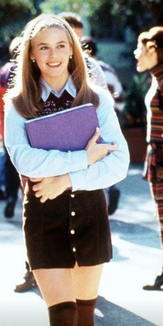 cher horowitz - 1995, clueless Clueless Outfits Inspiration, Cher Horowitz Outfit, Cher Outfits, Clueless Cher, Cher Clueless, Clueless Fashion, Cher Horowitz, Clueless Outfits, 90s Fashion Outfits