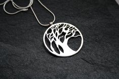 This piece is moody, eloquent with movement and flow. Handcrafted with pure sterling silver, the piercing and detail in this pendant is imaculet. The flow of the forest, moving, bending and dancing with the wind. For one who enjoys moonlit midnight walks, a forest dweller who loves the dark woods.ENjoy!!!dimensions are 1.5" roundIncludes 18" Italian sterling silver chain Forest Dweller, Dark Woods, Sterling Silver Chain, Bending, Crescent Moon, Sterling Silver Pendant, The Forest, The Wind, Sterling Silver Chains