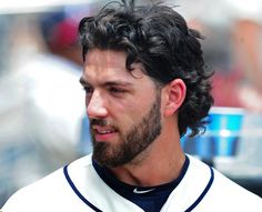 Dansby Swanson Haircut, Baseball Boy Haircut, Dansby Swanson Hair, Baseball Mullet Haircut, Baseball Haircut Boys, Baseball Haircut, How To Style Hair, Mullet Hairstyles