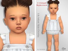 an image of a baby doll with hair in buns