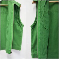 "Vintage Crop Top 90s Cropped Zip Up Top Womens S M Green Sleeveless Collar Top Mens XS Boxy Vest Bright Green Sleeveless Zippered Crop Top M 🔎 FULL MEASUREMENTS BELOW Description: 🎈 lightweight 🎈 zipper closure 🎈 2 bust pockets with a button each 🎈 2 adjustment options on each side of the bottom hem Brand: Colours of the World Suggested size: women's S / M, men's XS, modelled on a tall size S - to ensure a good fit, please check the below measurements carefully Material: cotton Condition: Boxy Vest, Brand Colours, Zip Up Top, Striped Tops Women, Cropped Zip Up, Vintage Crop Tops, Rayon Shirt, Collar Top, Costume Outfits