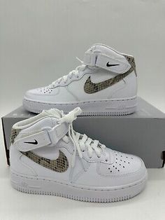 ad eBay - Nike Air Force 1 '07 Mid Women's Size 5.5 White Athletic Shoes DD9625 101 - Buy Now, click the link (eBay) Nike Air Force 1 Synthetic With Laces, Nike Air Max High-top, Nike Air Force 1 High-top Synthetic Sneakers, White High-top Nike Air Max, Nike Air Max High-top With Cushioned Footbed, Nike Air Force 1 Synthetic Shoes, Nike Air Force 1 Synthetic With Round Toe, Nike Air Force 1 With Laces And Round Toe, Nike Air Force 1 Mid-top With Air Max Cushioning