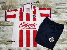 Club Chivas del Guadalajara kids uniform 2020-2021 includes jersey and shorts Blue Made In Mexico 100% Polyester color: * Blue *White *Red ⚠️IMPORTANT⚠️ Name must be 10 characters or less for best results but contact me if the name is more than 10 characters long or if you are unsure if the name will fit. 🌸Shipping Information🌸 I cannot guarantee a delivery date. Items usually take up to 3 business days to be delivered but please keep in mind that USPS can delay a package if they reach an inco Kids Uniform, Kids Uniforms, Soccer Jersey, Kids Tops, Blue White, Color Blue, Sports Jersey, Soccer, Blue And White