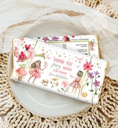 Fairy Chocolate, Fairy Candy, Chocolate Bar Labels, Hershey Chocolate Bar, Idee Cricut, Chocolate Bar Wrappers, Forest Garden, Fairy Parties