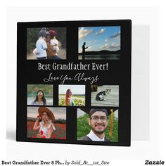 the best grandfather ever photo album is shown