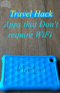 an ipod case with the words travel hack apps that don't require wifi