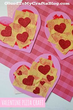 valentine's day craft for kids with paper hearts