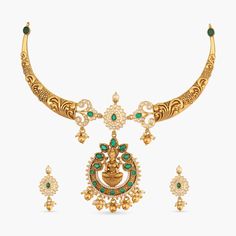 Hasli Necklace, Rice Pearls, Goddess Lakshmi, 925 Silver Jewelry, Cz Stone, Collar Necklace, Antique Style, Ladies Day, Gold Plating