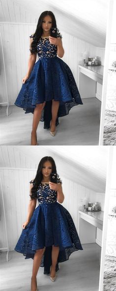 Blue Lace Prom Dress, Trendy Party Dresses, Royal Blue Lace, Elegant Bridesmaid Dresses, Lace Prom Dress, White Prom Dress, Prom Dresses For Teens, Gowns Prom, Dresses Trendy