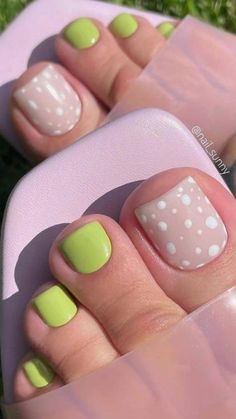 Nail Art Cute, Simple Toe Nails, Nail Design Glitter