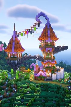 Minecraft Epic Minecraft Houses, Minecraft Wizard Tower, Enchanting Room Minecraft, Minecraft Wizard, Tower Minecraft, Minecraft Fountain, Floating Structure, Minecraft Tower, Description Ideas