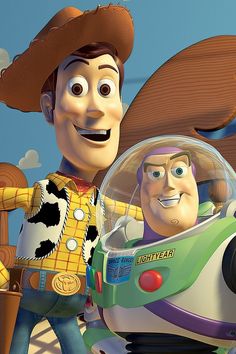 the character woody from toy story is shown in this image