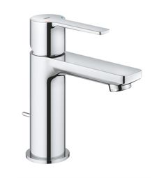 a chrome faucet on a white background