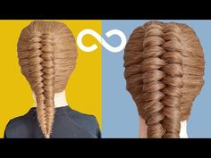 HOW TO DO INFINITY BRAID ♾️ Hairstyles - YouTube Zipper Braid Tutorial, Infinity Braid Tutorial Step By Step, How To Infinity Braid, Infinity Braid Tutorial, Dutch Infinity Braid, Circle Braid, Zipper Braid, Inside Out Braid, Braids Step By Step