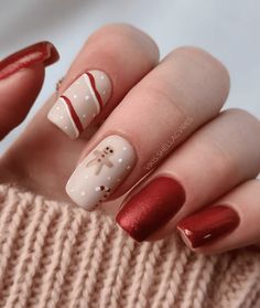 We've gathered 30+ of our favourite, seriously cute Christmas nails to get you into the festive spirit! Whether you're looking to get acrylic Christmas nails, Christmas nail designs for short nails, or simple Christmas nails, we've got you covered. For the perfect Christmas nails aesthetic we've included plenty of Christmas nail ideas including red Christmas nails, Christmas nail art, green Christmas nail designs, easy Christmas nail designs and lots more Christmas nails inspiration you'll ... Classy Christmas Nails Acrylic Short, Simple Christmas Nails For Short Nails, Nail Designs For Short Nails Christmas, Short Nails Inspiration Christmas, Christmas Day Nails, Aesthetic Christmas Nails Short, Christmas Nails Inspiration Short, Cute Christmas Nails For Short Nails, Xmas Nails Aesthetic