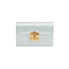 Flash Wallet clutch in baby blue satin with mat gold removable chain. Details : Snap closure Mat Gold accessories6 cc compartment Internal pocket Measurements : 18x12x4 cm Made in Italy Compact Formal Bags With Gold-tone Hardware, Compact Formal Bag With Gold-tone Hardware, Formal Compact Bag With Gold-tone Hardware, Elegant Formal Rectangular Wallet, Elegant Compact Wallet For Formal Occasions, Elegant Compact Wallets For Formal Occasions, Classic Blue Clutch For Formal Events, Elegant Formal Wallet On Chain, Elegant Wallets With Chain Strap