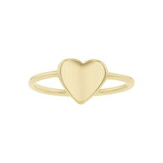 This Gold Heart Ring is perfect for anyone who loves to show their love in style. Made with 14 karat gold, this engravable ring adds a meaningful touch to any outfit. Wear it on its own or stack it up with other rings for a unique and personal look. All of our engravable items are perfect "I Love You" gifts or ideal to commemorate a memory or someone special forever. All engraved items are still eligible for Steven Singer's 100%, 100 Day Guarantee. In the unlikely event you aren't 100% satisfied Gold Heart Ring, Engraved Items, Top Gifts, Gold Heart, Engraved Rings, Heart Of Gold, Wedding Shop, Heart Ring, Wedding Bands